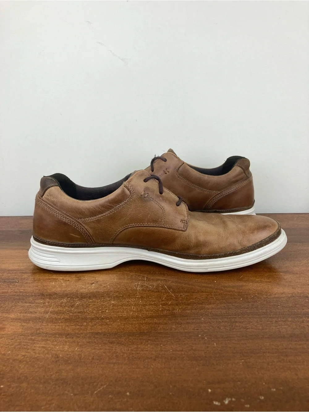 Rockport DresSports Oxford Shoes Caramel Leather CH1289 Men’s Size 10.5M.